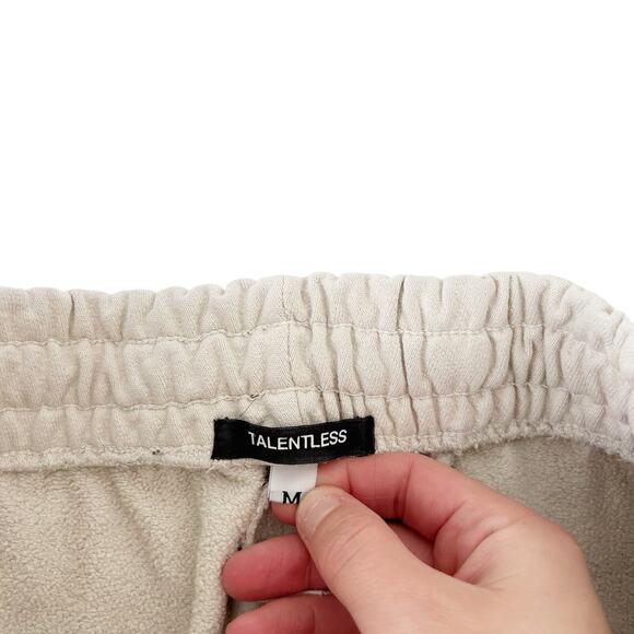 Talentless Cream Joggers Sz M - Picture 3 of 5